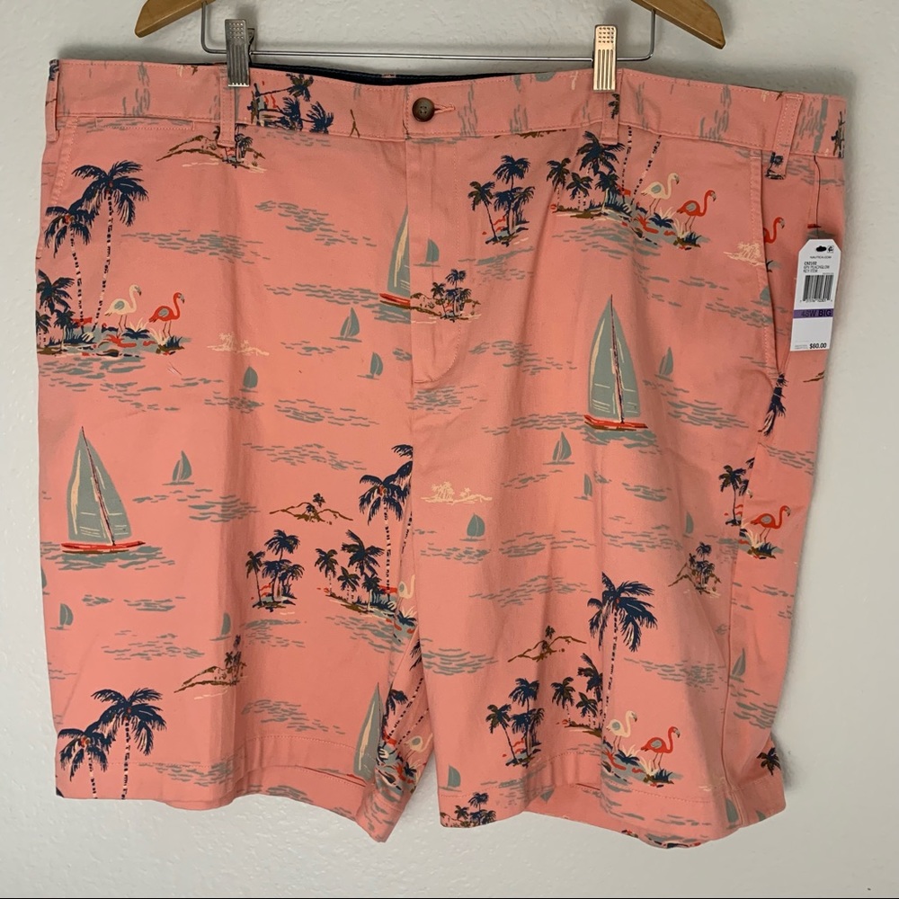 NAUTICA Printed Deck Shorts. P34 - Picture 1 of 10